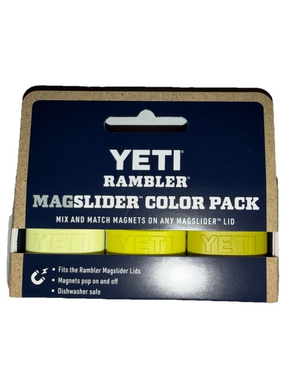 Yeti Rambler Magslider Color Pack Chartreuse 3 Pack Trio Magnet Lid